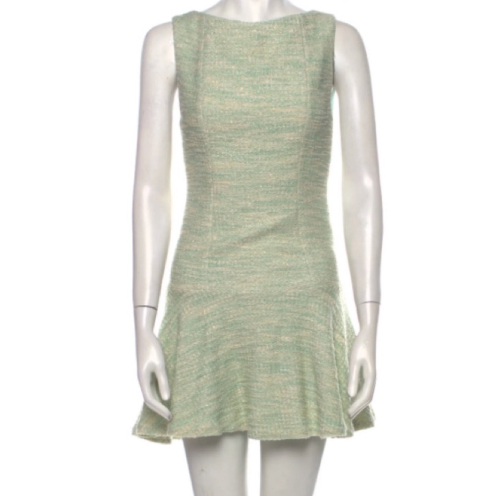Alice + Olivia Lora Tweed Mini Dress